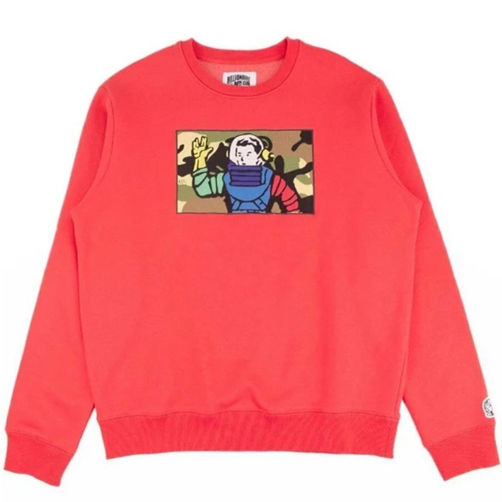 BILLIONAIRE BOYS CLUB BB ASTRO CAMO CREWNECK